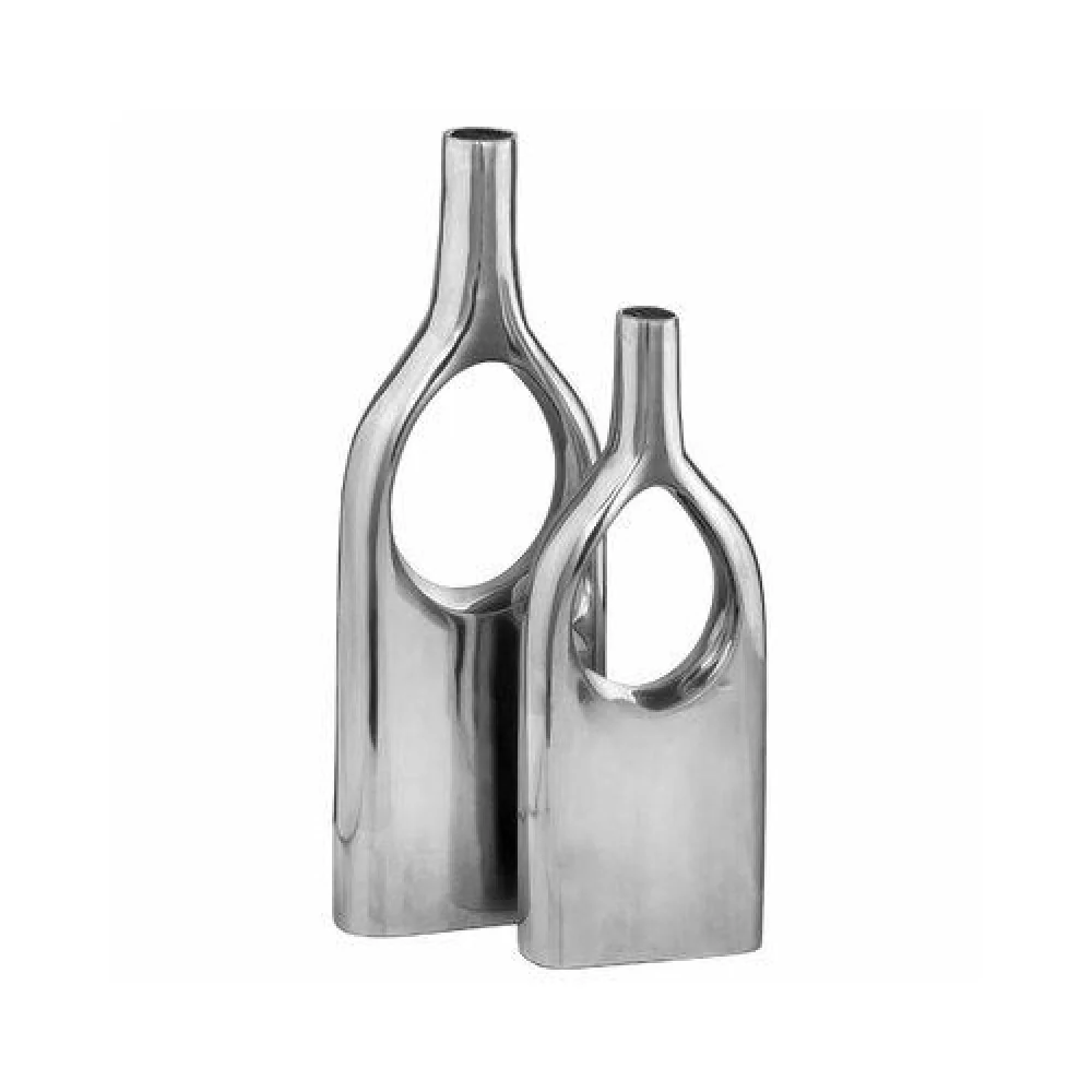 Buffed View Thru Vases Set of  By Homeroots - Image 3