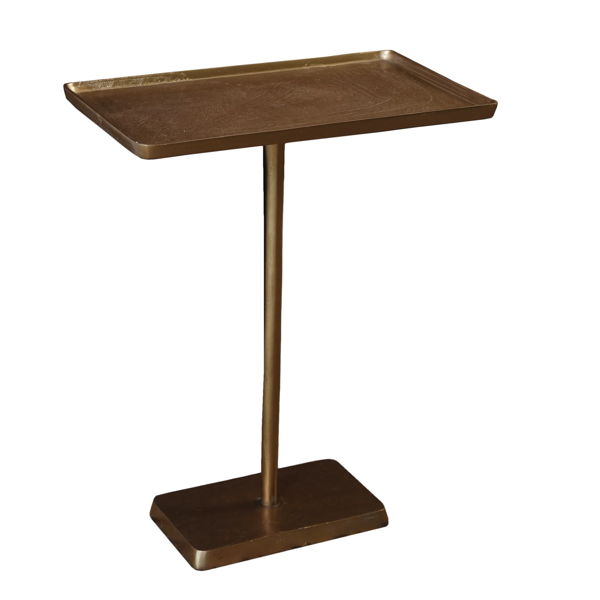 Buren Side Table, Brass By HomArt - Image 3