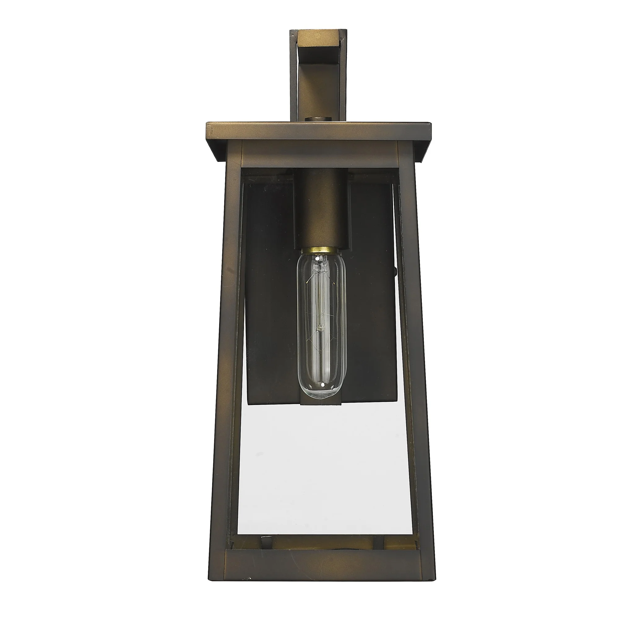 Burnished Bronze Contempo Elongated Outdoor Wall Light By Homeroots - Image 4