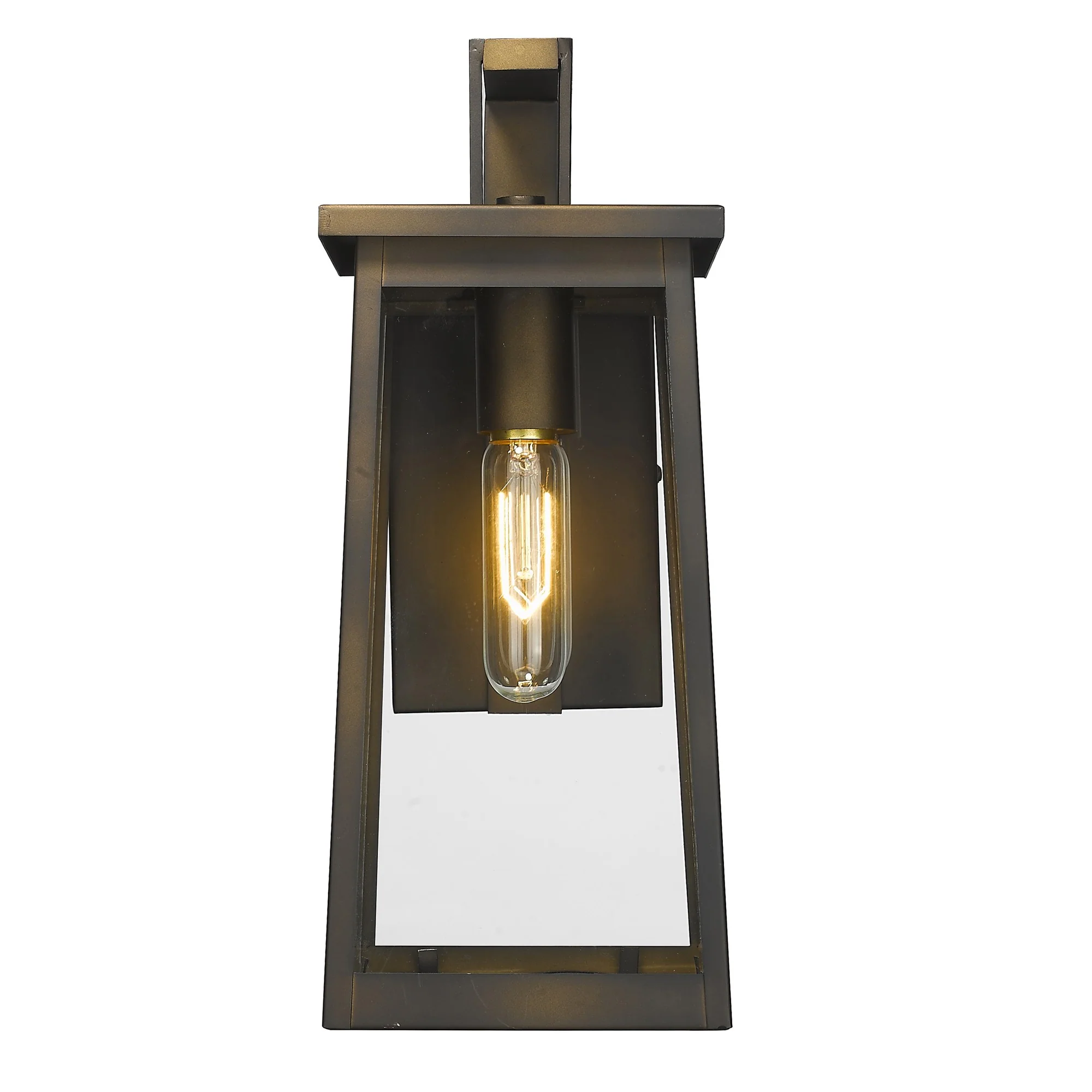 Burnished Bronze Contempo Elongated Outdoor Wall Light By Homeroots - Image 5
