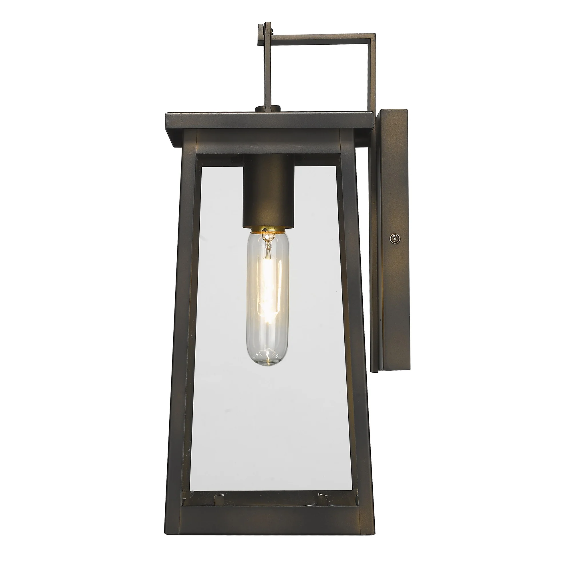 Burnished Bronze Contempo Elongated Outdoor Wall Light By Homeroots - Image 6