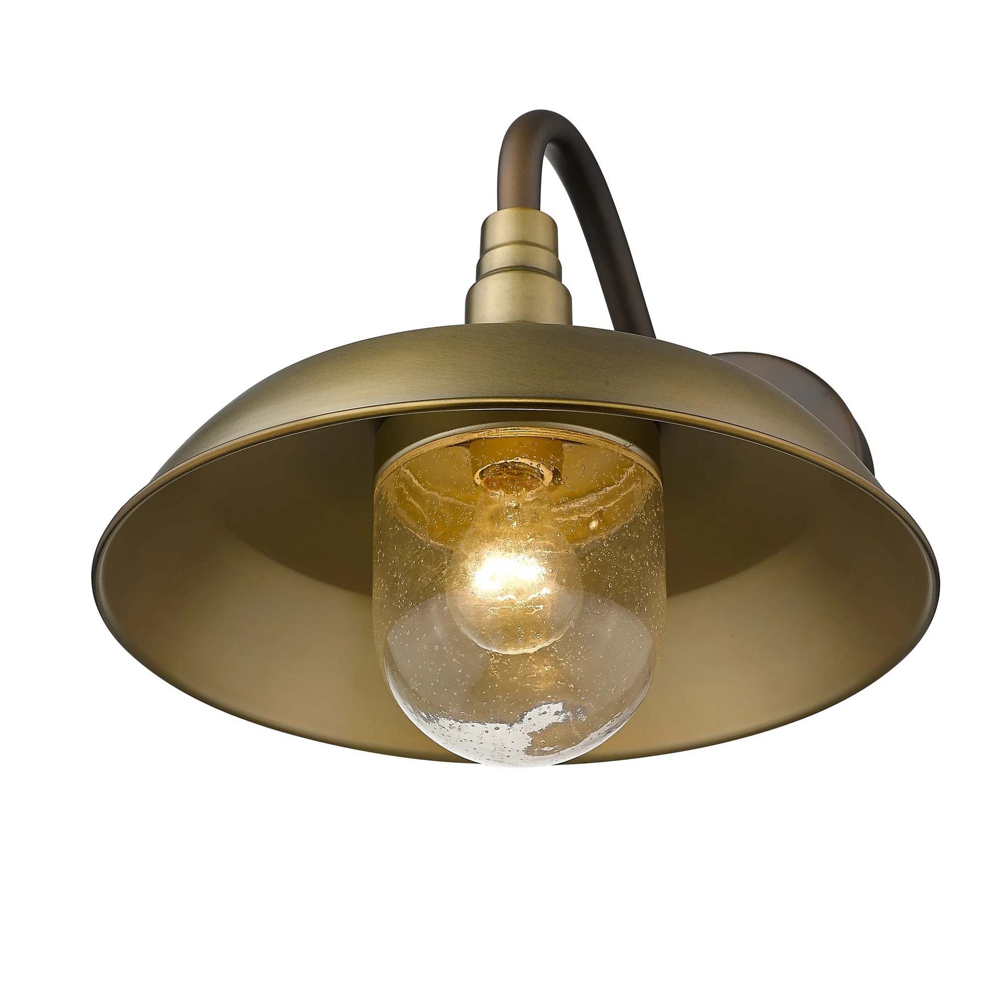 Burry 1-Light Antique Brass Wall Light By Homeroots - Image 5