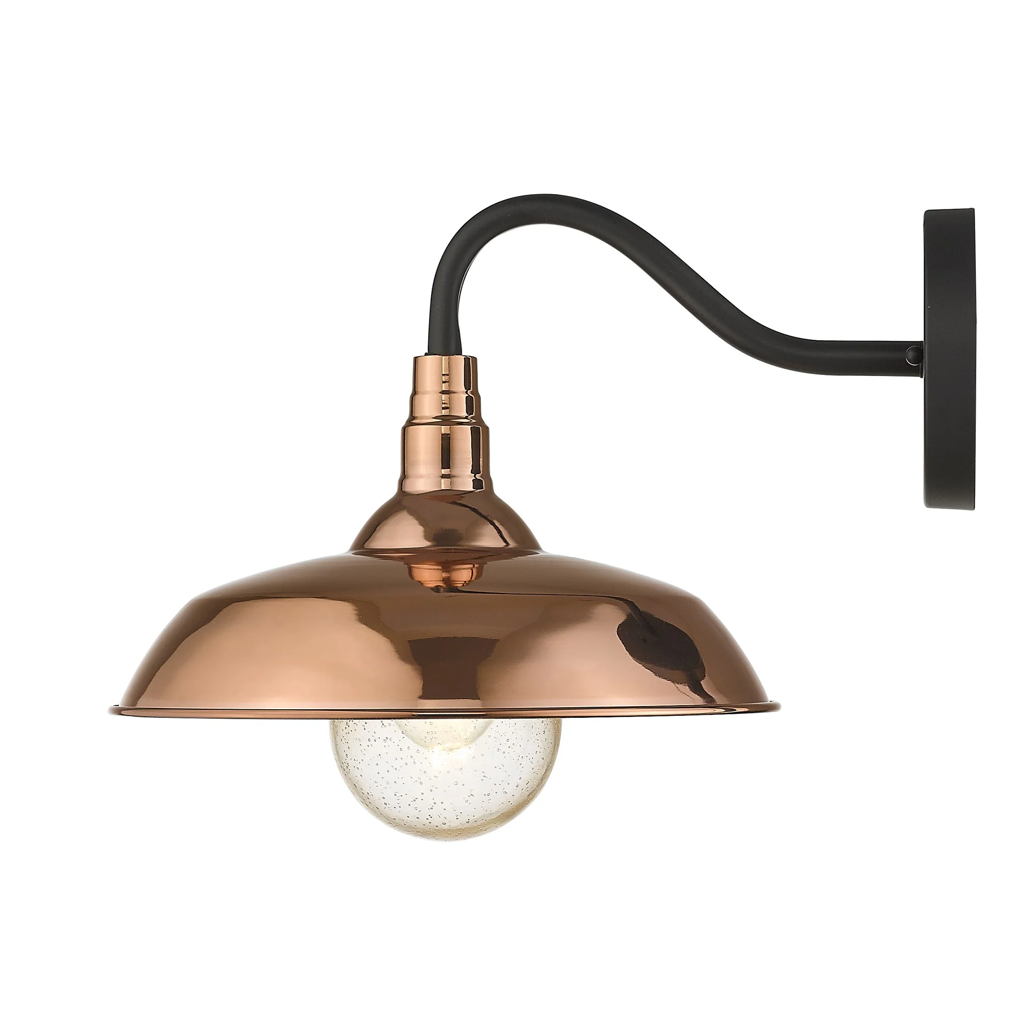 Burry 1-Light Copper Wall Light By Homeroots - Image 3