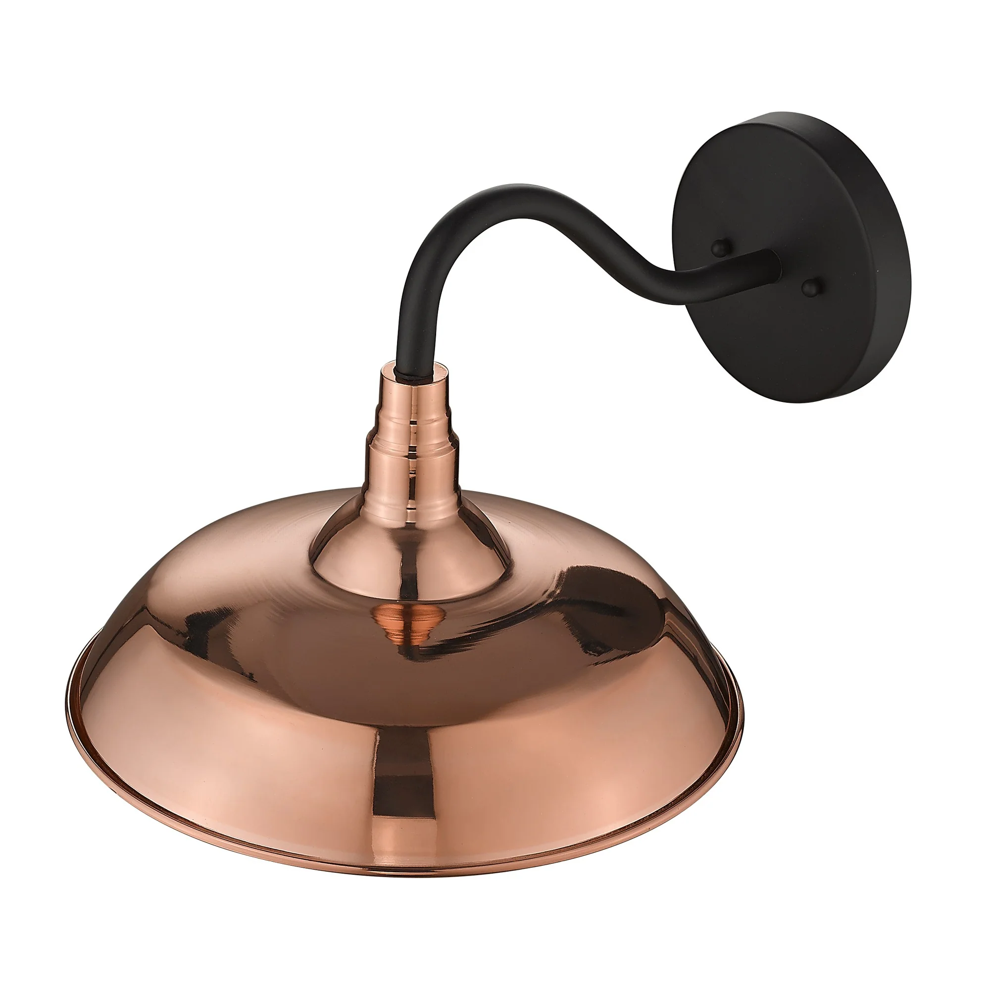 Burry 1-Light Copper Wall Light By Homeroots - Image 5