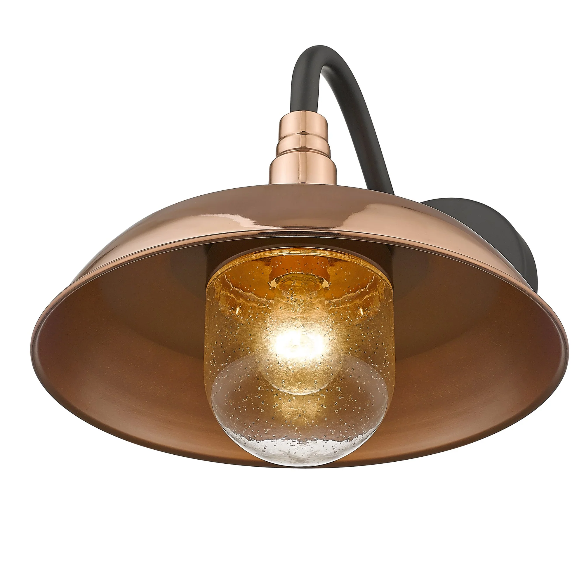 Burry 1-Light Copper Wall Light By Homeroots - Image 6