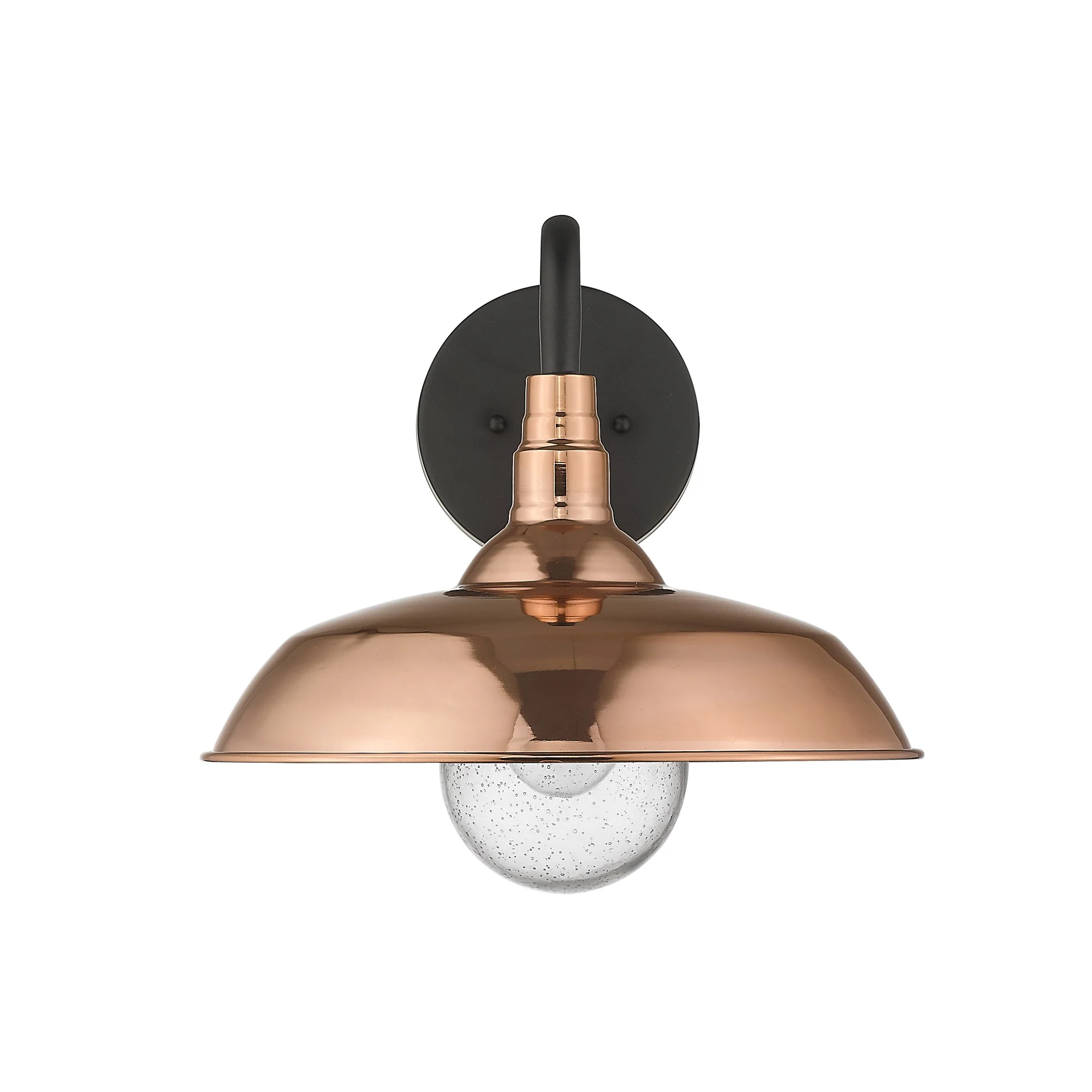 Burry 1-Light Copper Wall Light By Homeroots - Image 7