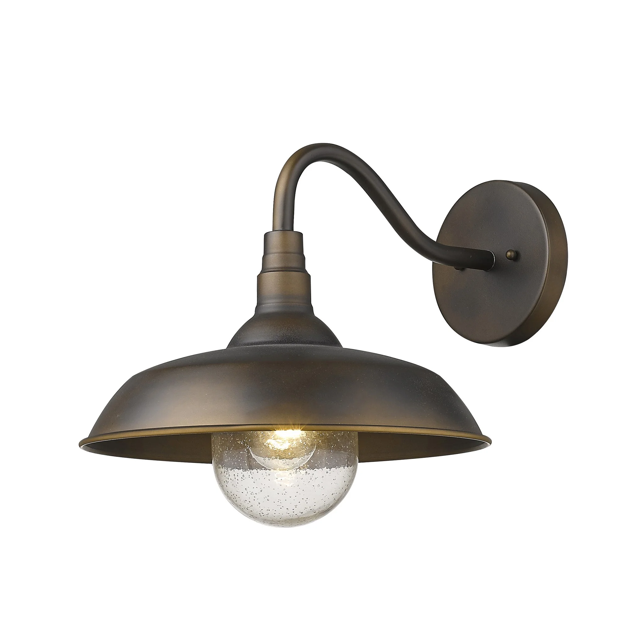 Burry 1-Light Oil-Rubbed Bronze Wall Light By Homeroots - Image 2