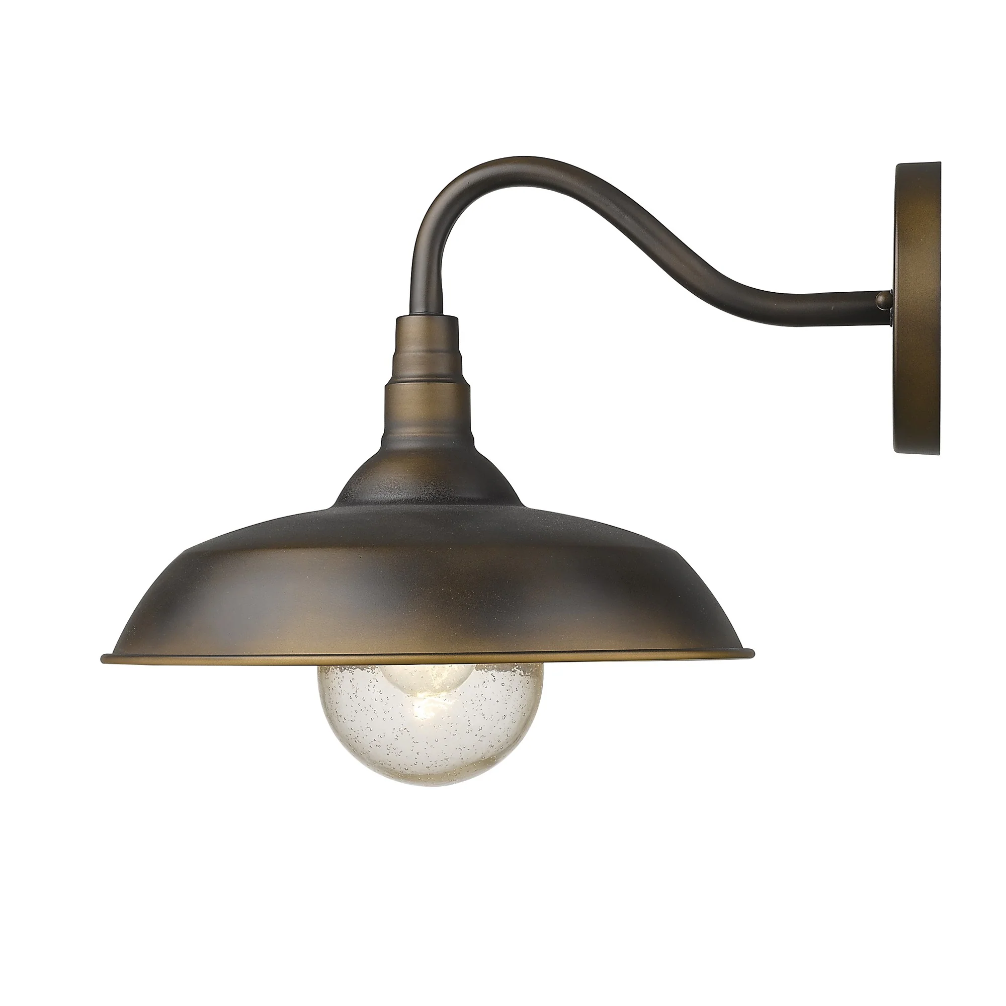Burry 1-Light Oil-Rubbed Bronze Wall Light By Homeroots - Image 3