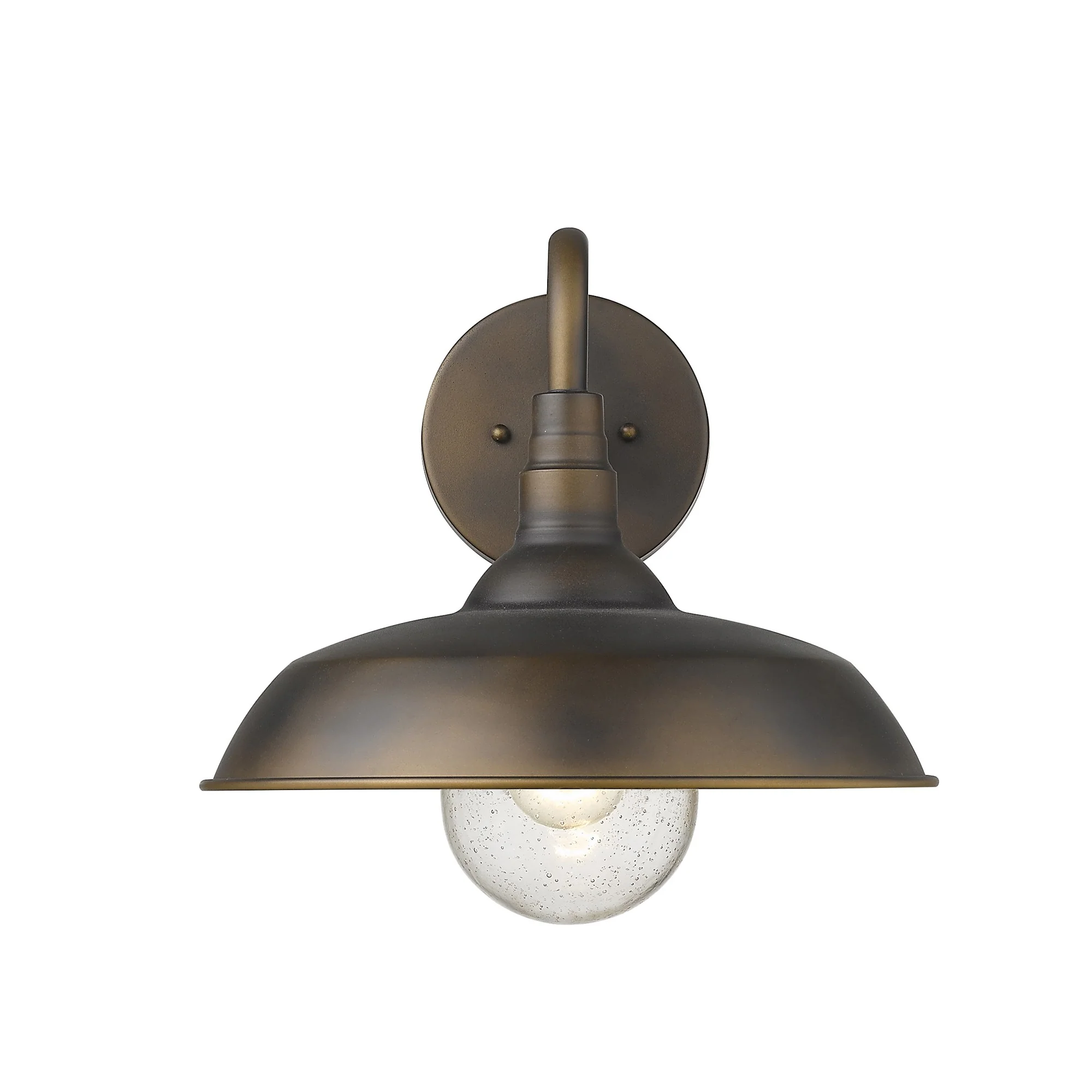 Burry 1-Light Oil-Rubbed Bronze Wall Light By Homeroots - Image 4