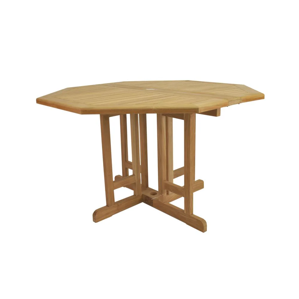 Butterfly 47" Octagonal Foldingtable By Anderson Teak - Image 2