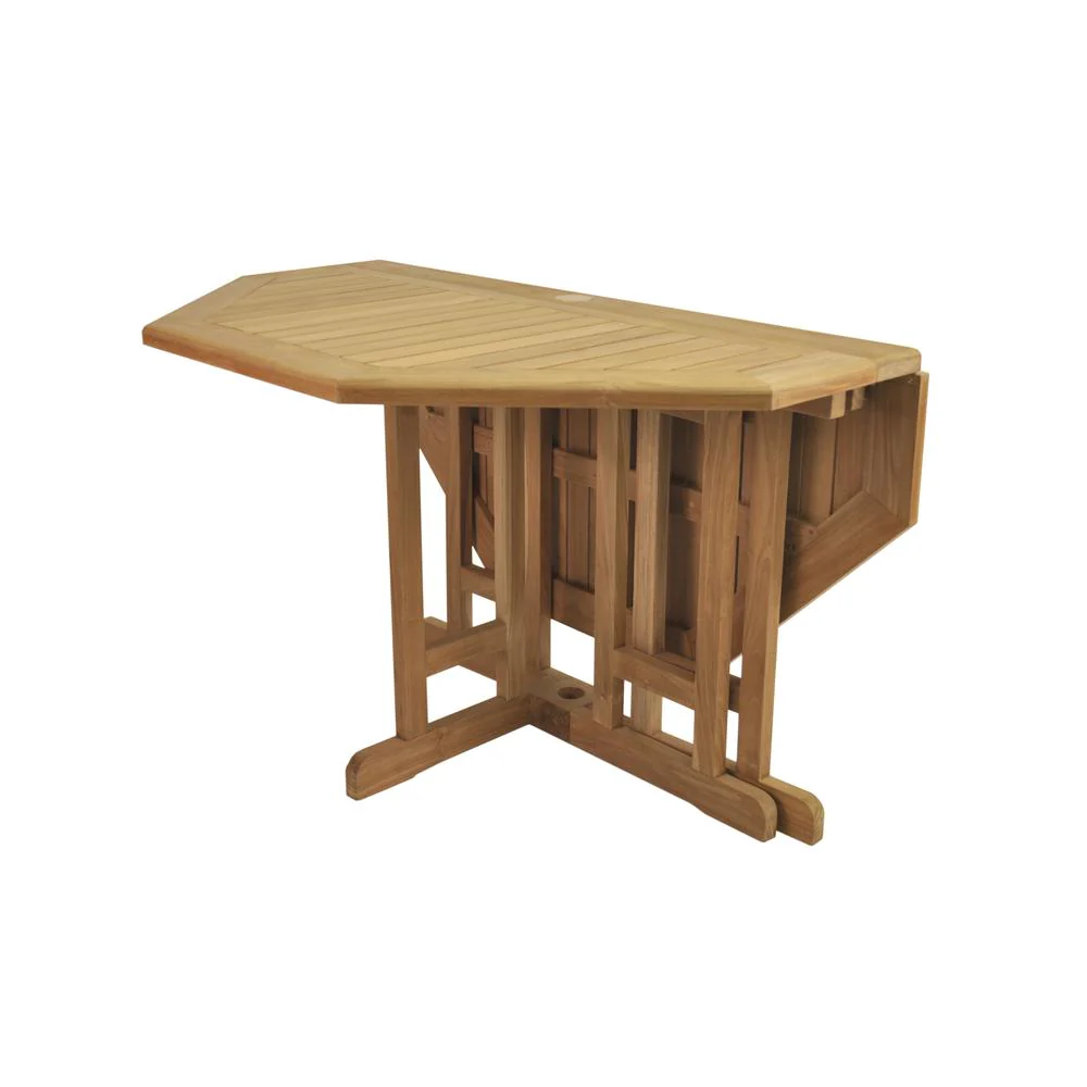Butterfly 47" Octagonal Foldingtable By Anderson Teak - Image 3