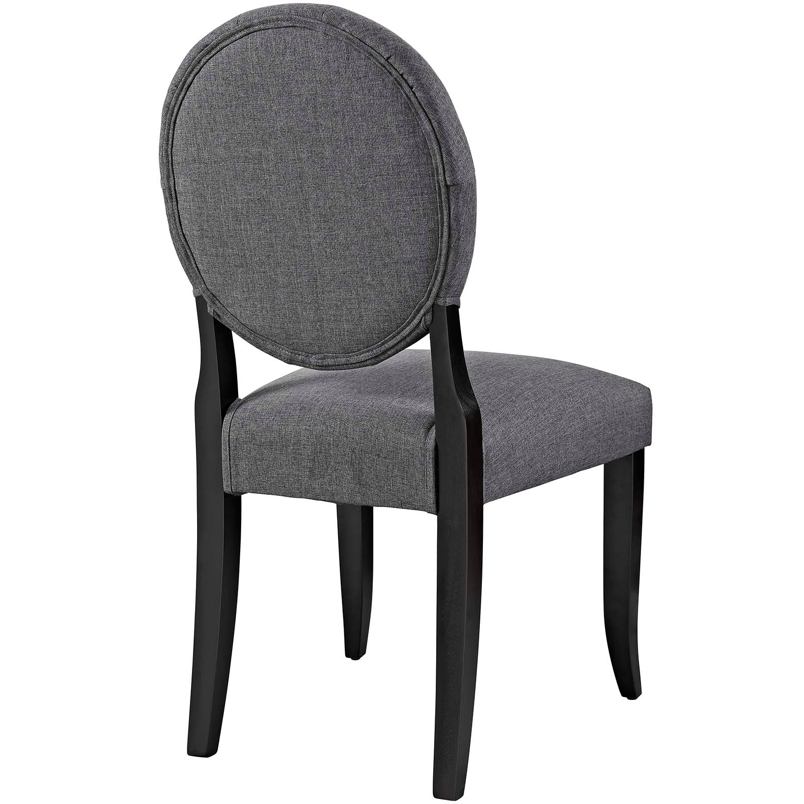 Button Dining Side Chair Upholstered Fabric Set of 2 By Modway - EEI-3329 - Image 5