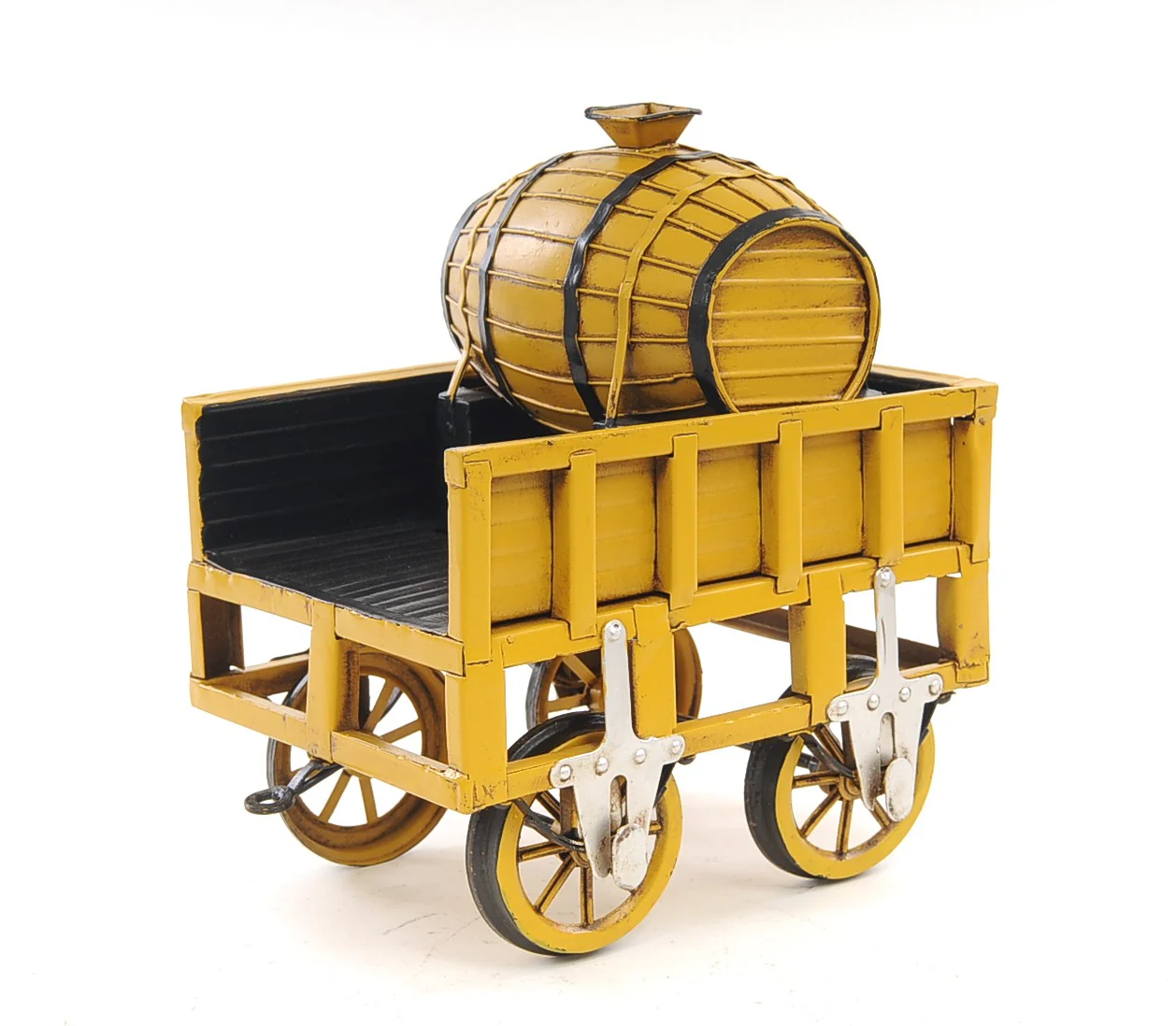 c1829 Yellow Rocket Steam Engine Model Sculpture By Homeroots - Image 8