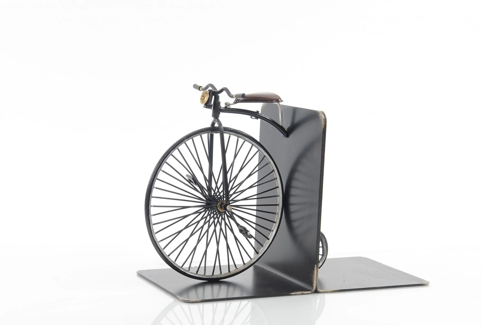 c1870 High Wheeler Bicycle Bookends By Homeroots - Image 3