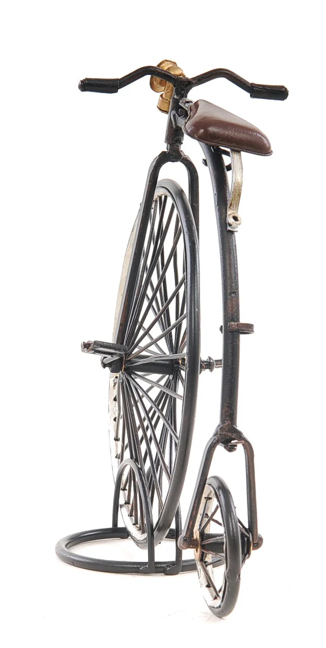 c1870 High Wheeler Bicycle Sculpture By Homeroots - Image 3