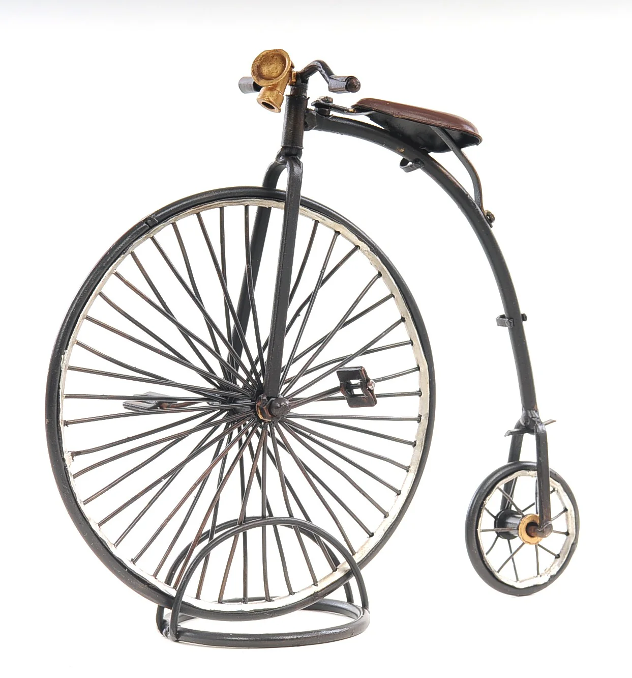 c1870 High Wheeler Bicycle Sculpture By Homeroots - Image 5
