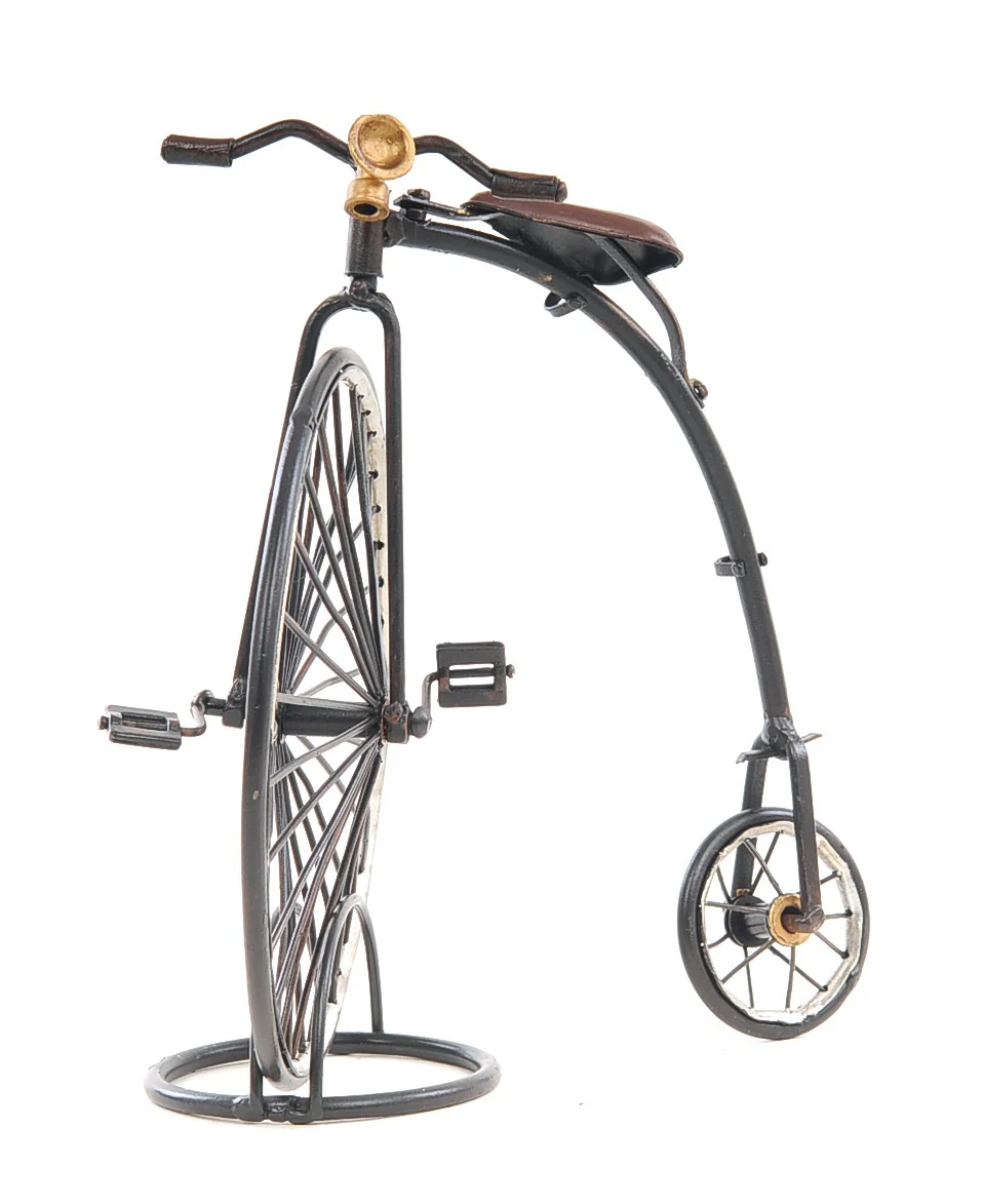 c1870 High Wheeler Bicycle Sculpture By Homeroots - Image 6