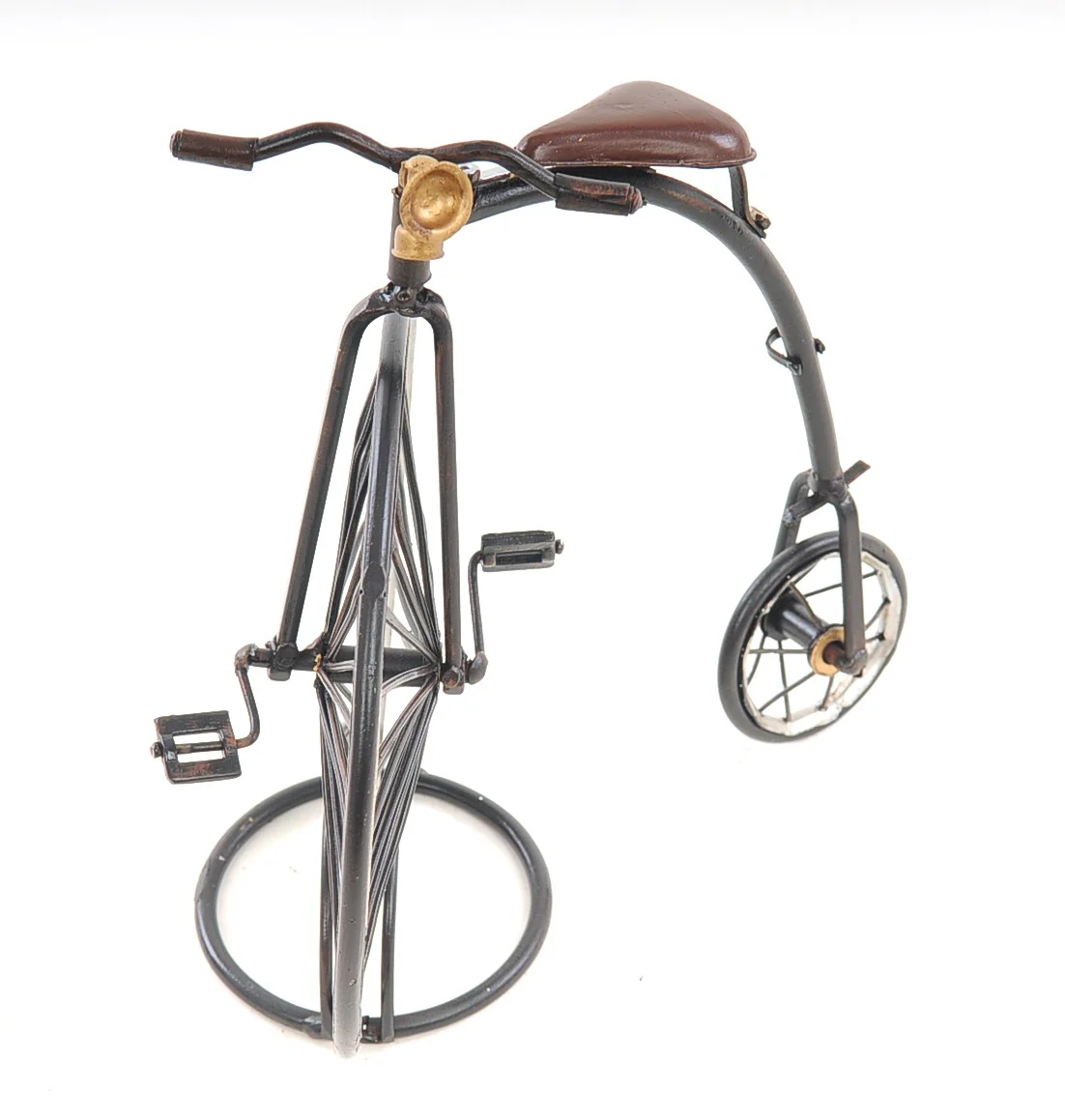 c1870 High Wheeler Bicycle Sculpture By Homeroots - Image 7