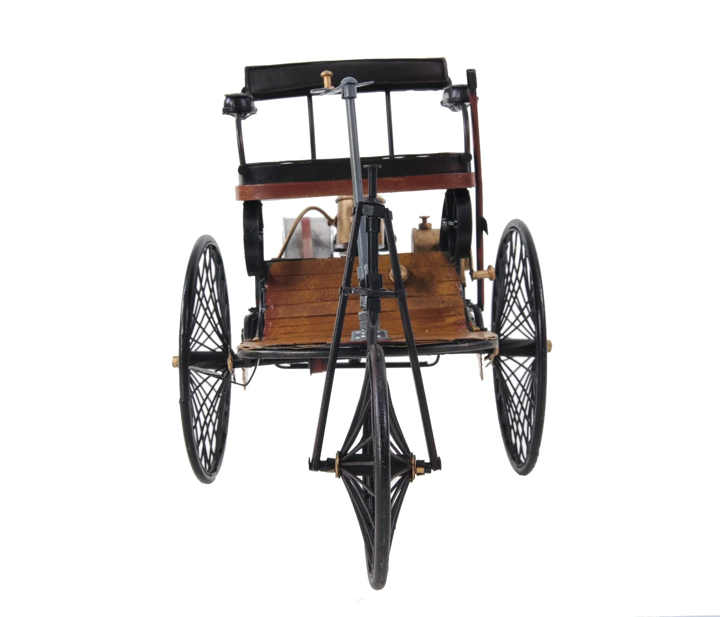 c1886 Three Wheeled Mercedes Benz Motor Car Sculpture By Homeroots - Image 3