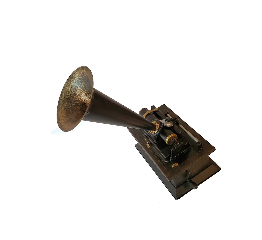 c1901 Edison Standard Phonograph Replica Sculpture By Homeroots - Image 8