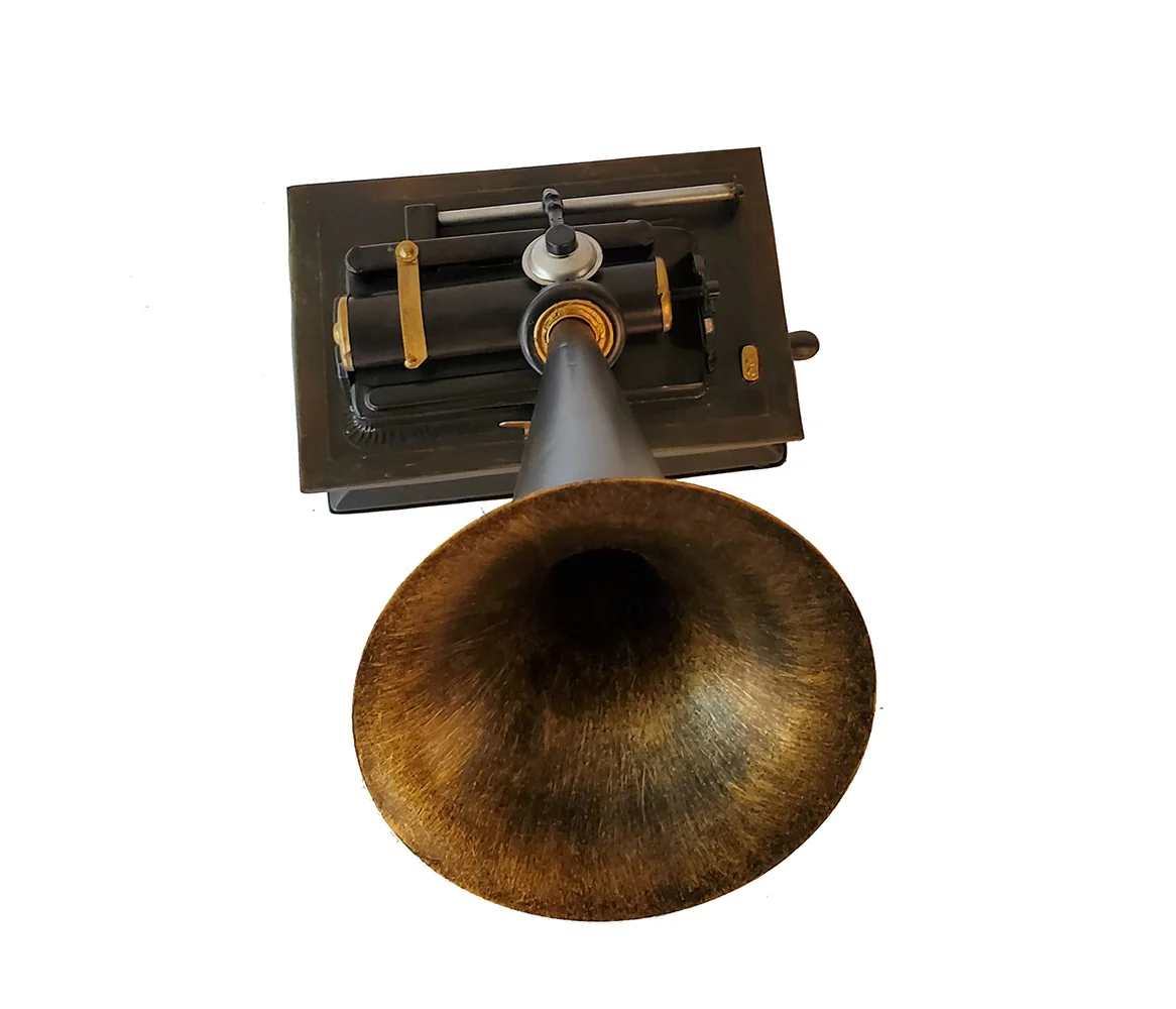 c1901 Edison Standard Phonograph Replica Sculpture By Homeroots - Image 9