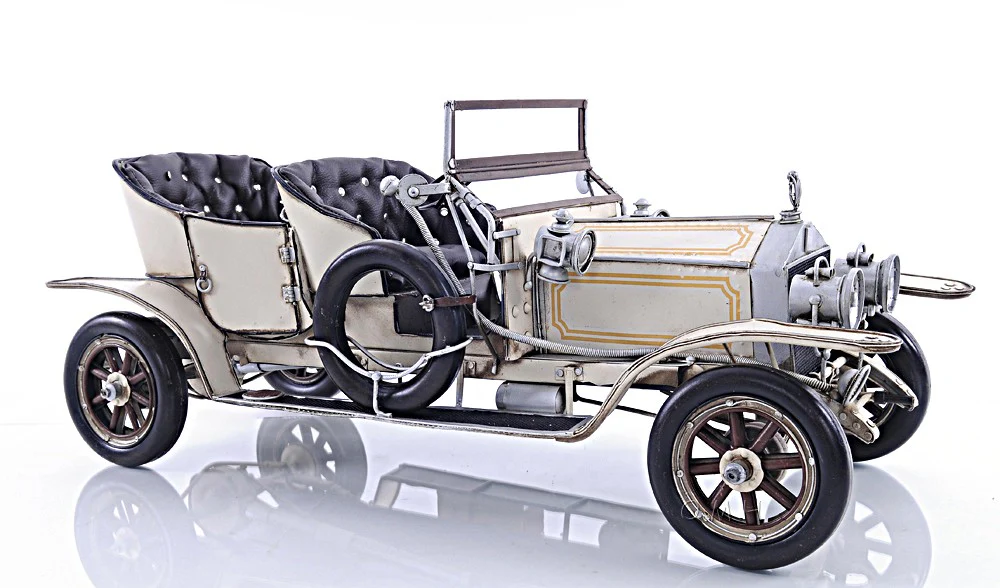 c1909 Rolls Royce Ghost Edition Model Car Model Sculpture By Homeroots - Image 2
