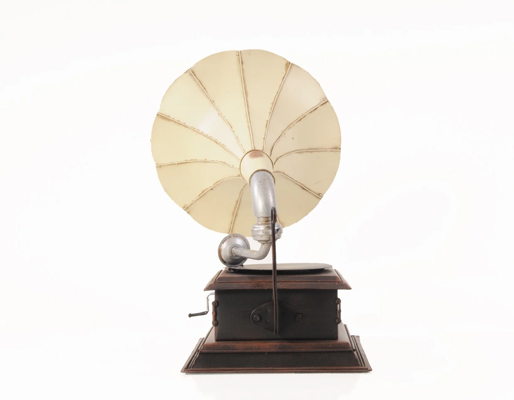 c1911 HMV Gramophone Built to Scale Model Sculpture By Homeroots - Image 3