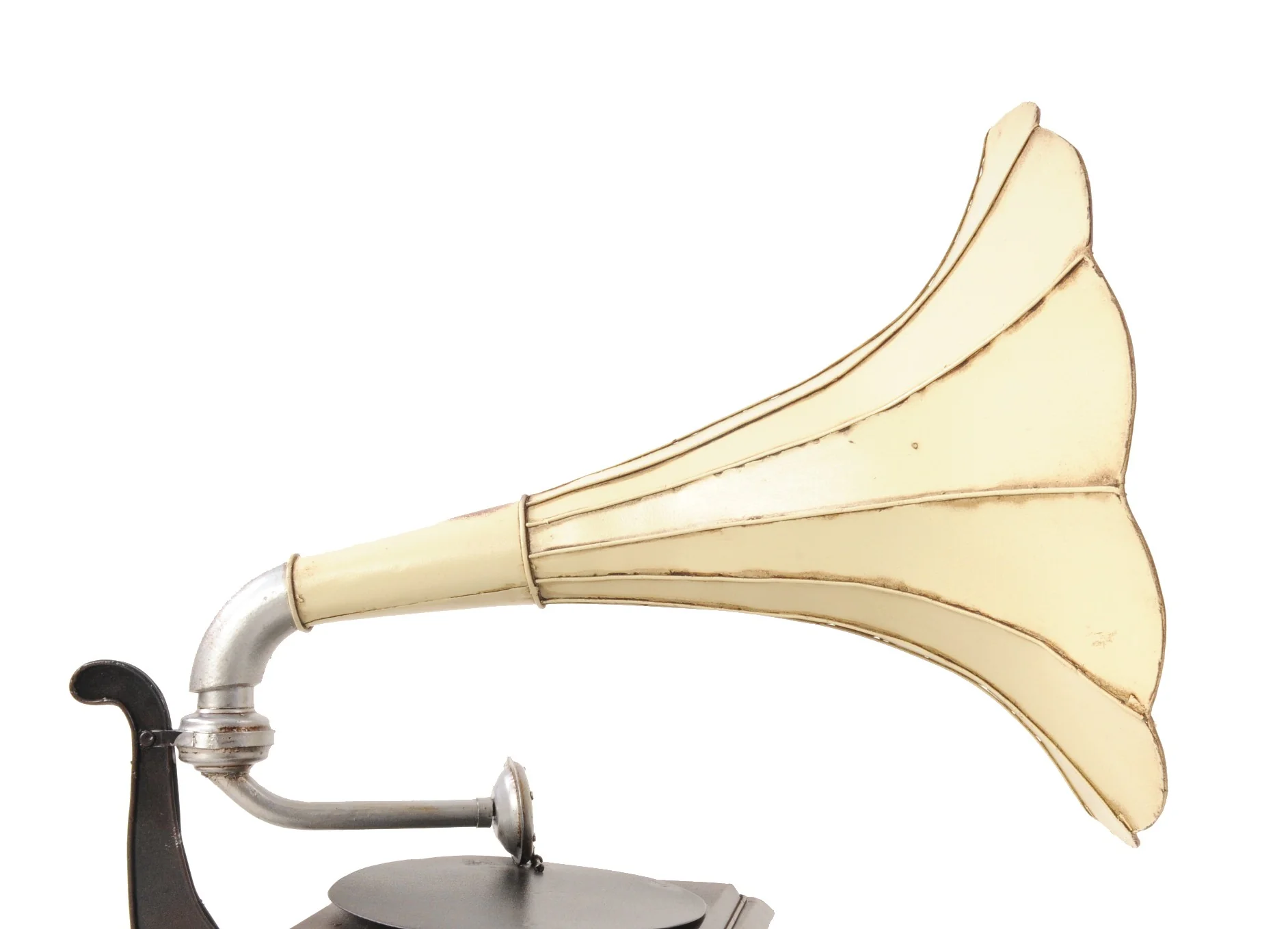 c1911 HMV Gramophone Built to Scale Model Sculpture By Homeroots - Image 5