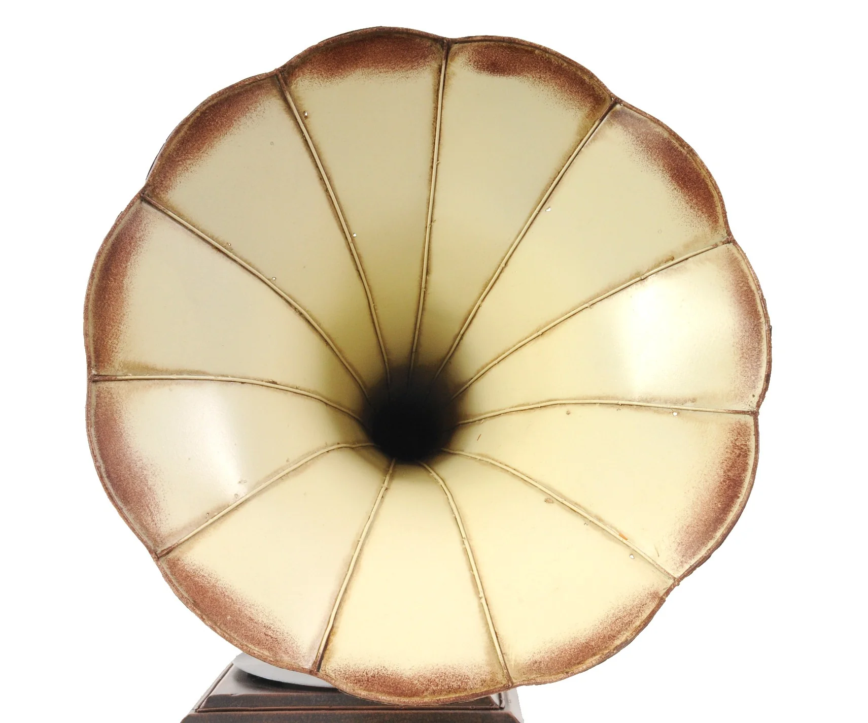 c1911 HMV Gramophone Built to Scale Model Sculpture By Homeroots - Image 7