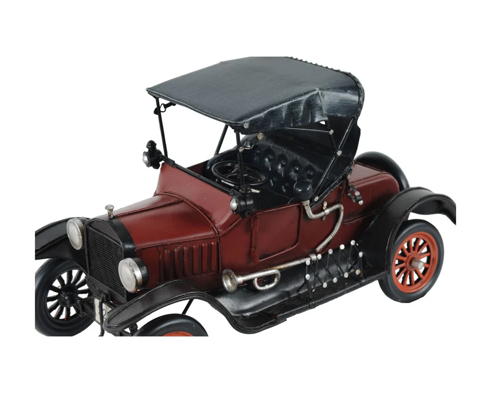 c1924 Red Ford Model T Car Sculpture By Homeroots - Image 2