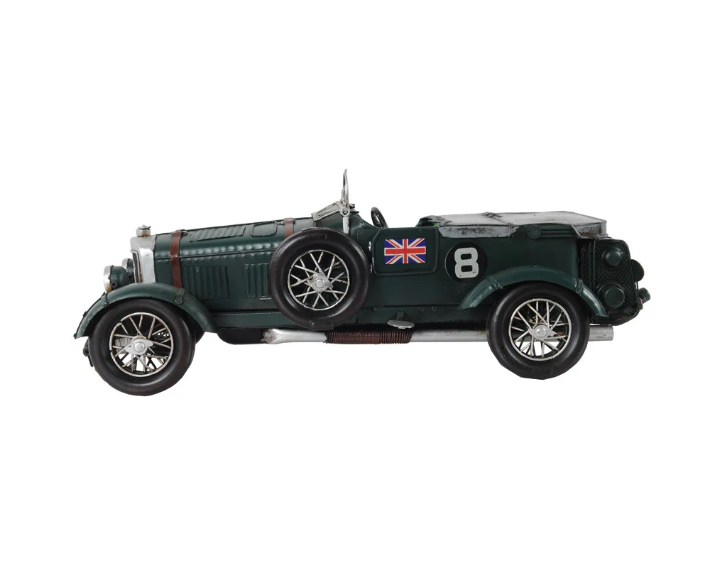 c1930 Bently Blower British Race Car Model Sculpture By Homeroots - Image 3