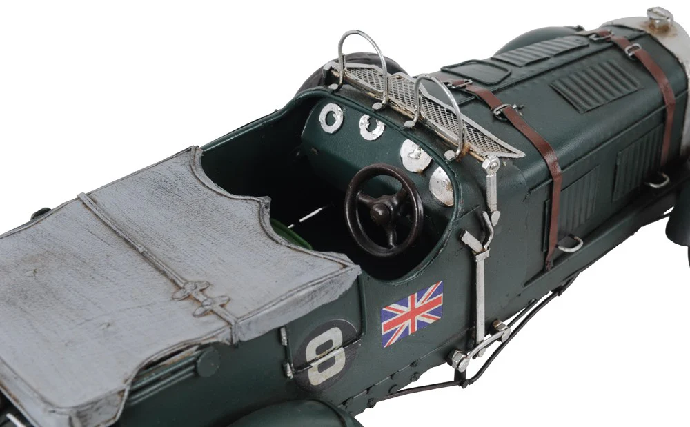 c1930 Bently Blower British Race Car Model Sculpture By Homeroots - Image 5