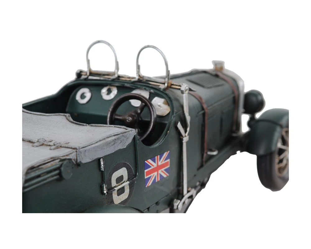 c1930 Bently Blower British Race Car Model Sculpture By Homeroots - Image 6