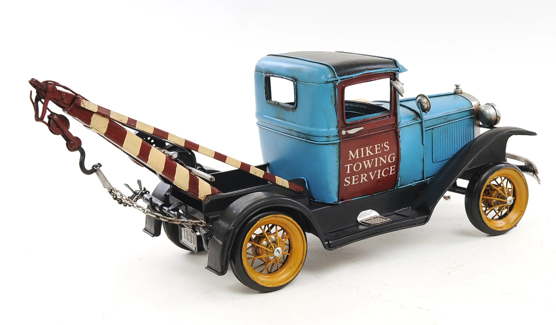 c1931 Ford Model A Tow Truck Sculpture By Homeroots - Image 3