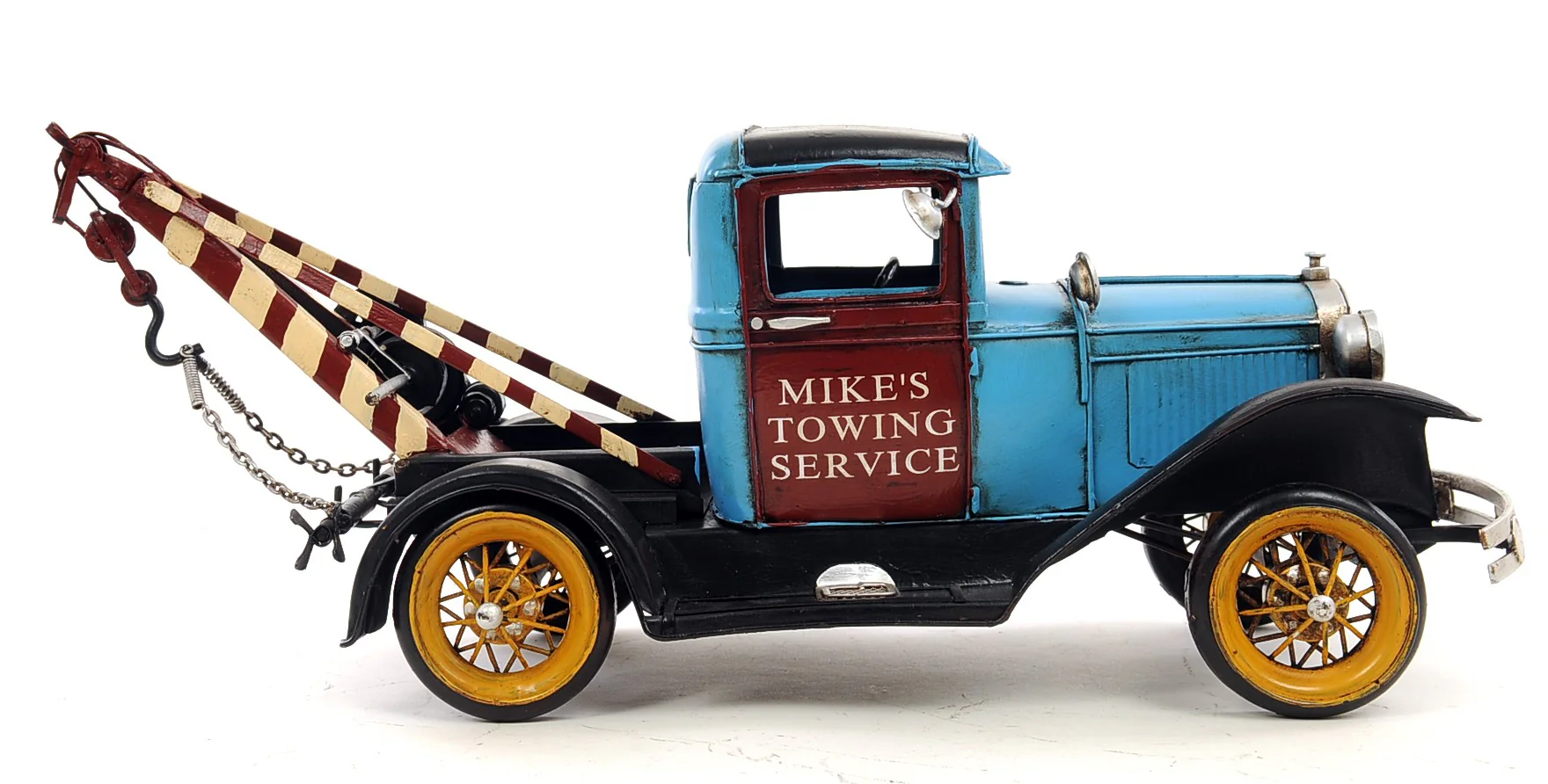 c1931 Ford Model A Tow Truck Sculpture By Homeroots - Image 5