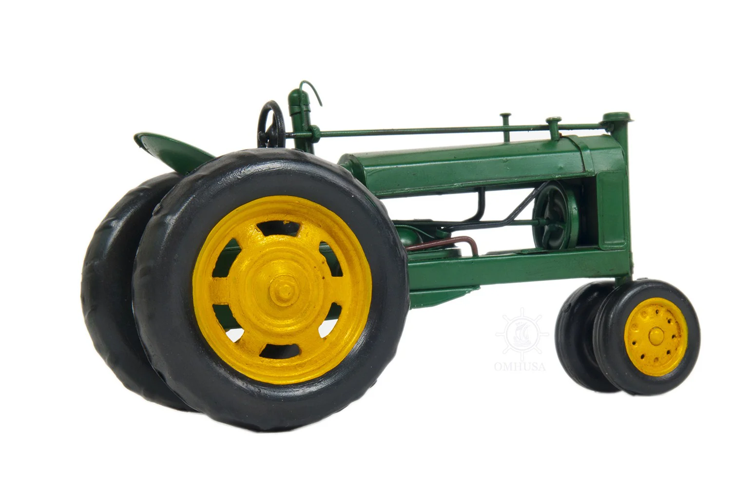 c1935 John Deere Model B Tractor Sculpture By Homeroots - Image 3