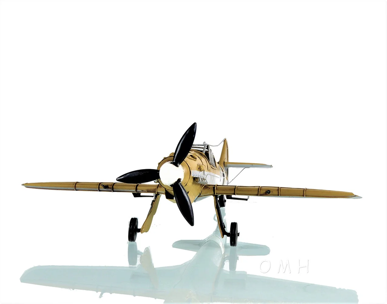 c1935 Messerschmitt BF 109 Fighter Sculpture By Homeroots - Image 2