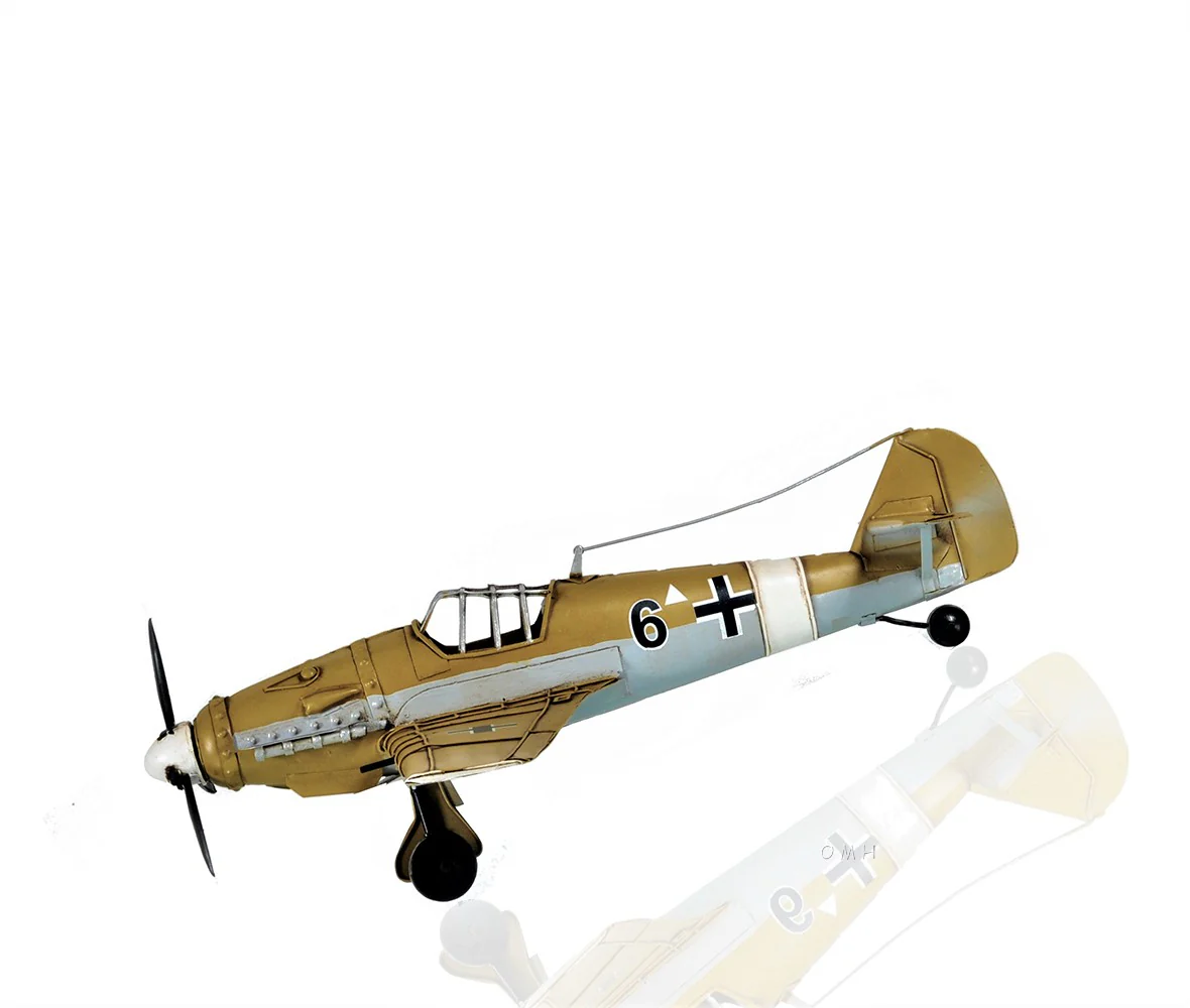 c1935 Messerschmitt BF 109 Fighter Sculpture By Homeroots - Image 7