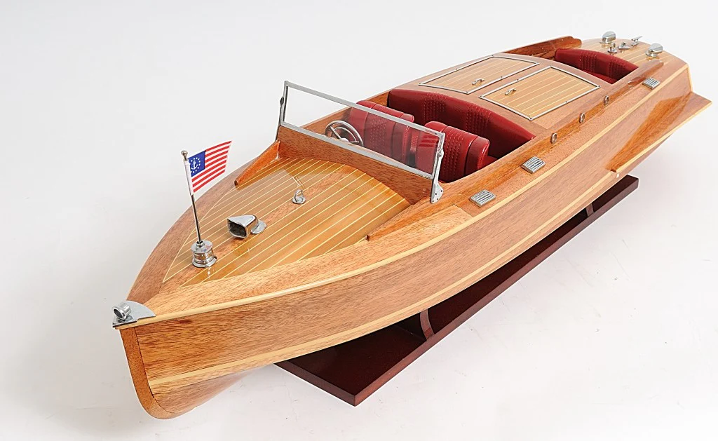 c1938 Chris Craft Runabout Large Model By Homeroots - Image 2