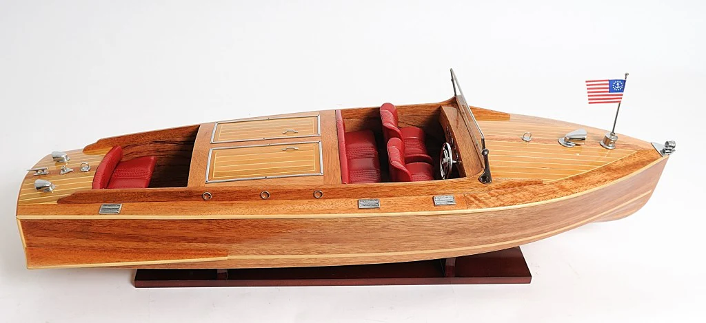 c1938 Chris Craft Runabout Large Model By Homeroots - Image 8
