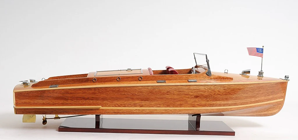 c1938 Chris Craft Runabout Large Model By Homeroots - Image 9