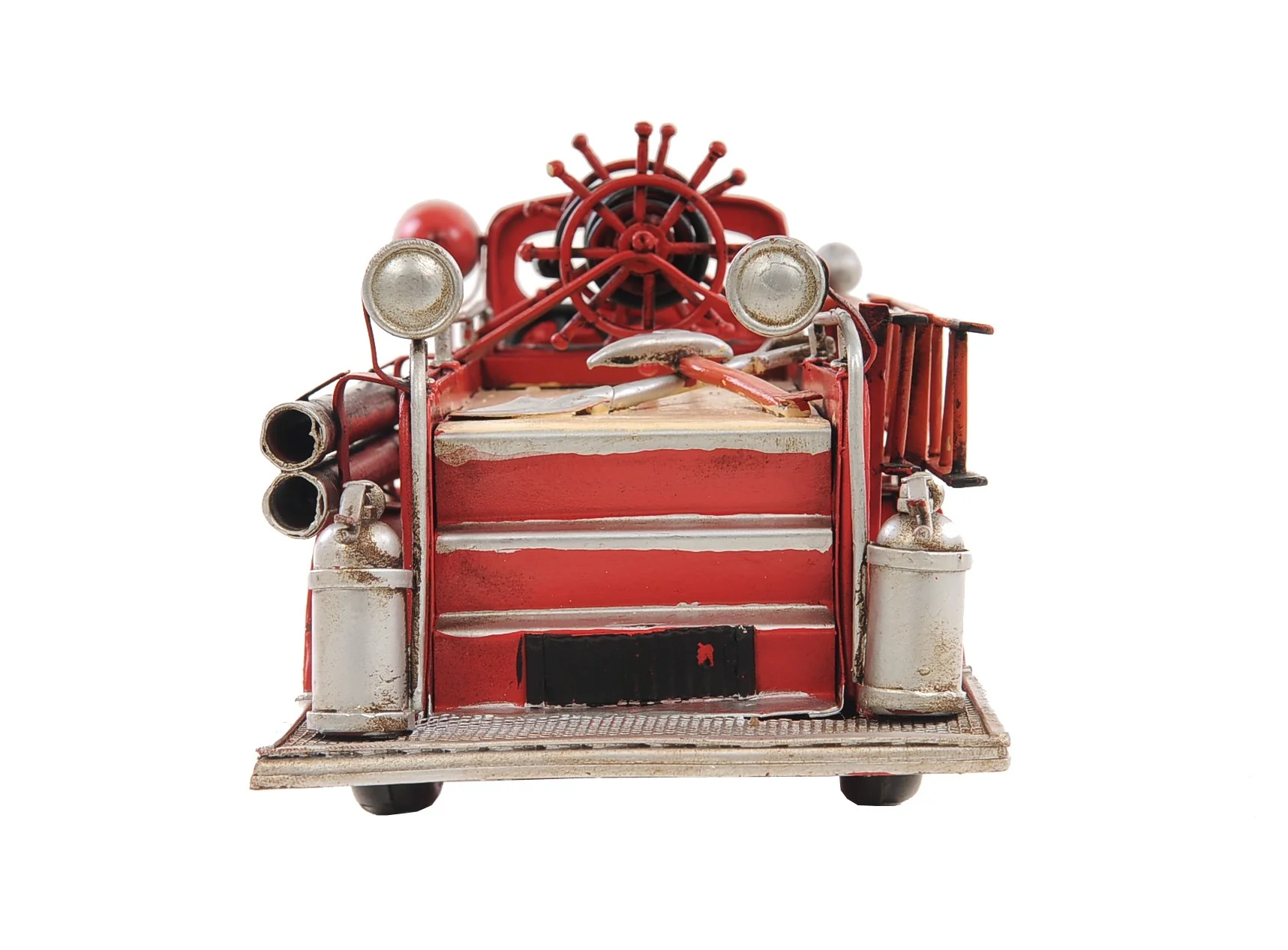 c1938 Ford Red Fire Engine Sculpture By Homeroots - Image 3