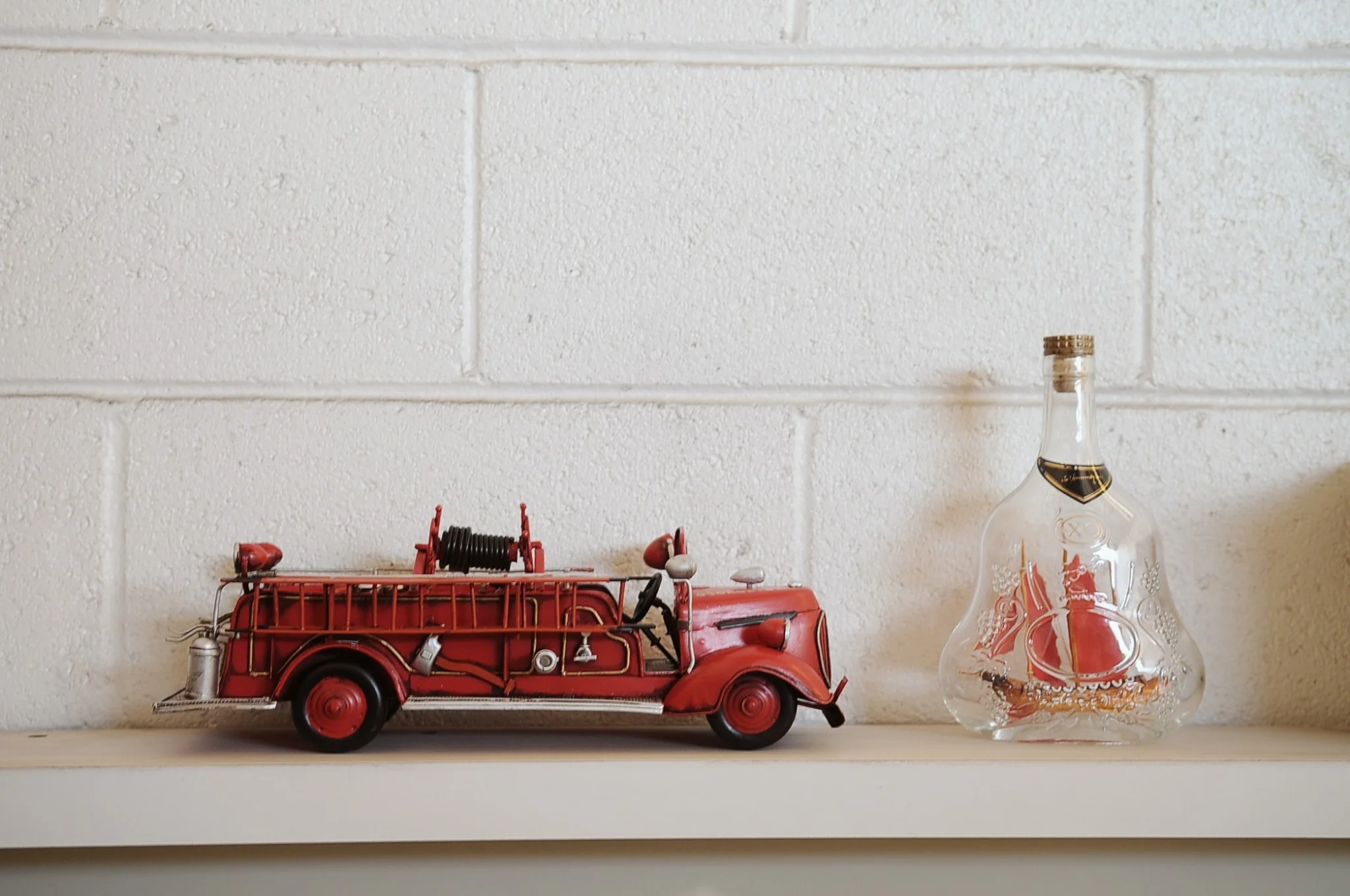c1938 Ford Red Fire Engine Sculpture By Homeroots - Image 8