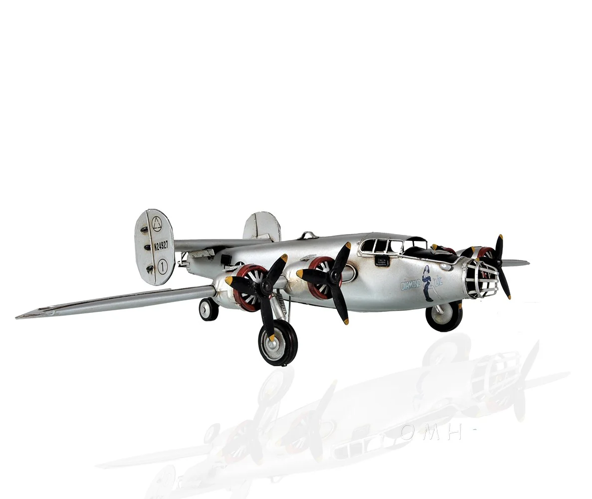 c1940 B-24 Liberator Bomber Sculpture By Homeroots - Image 2