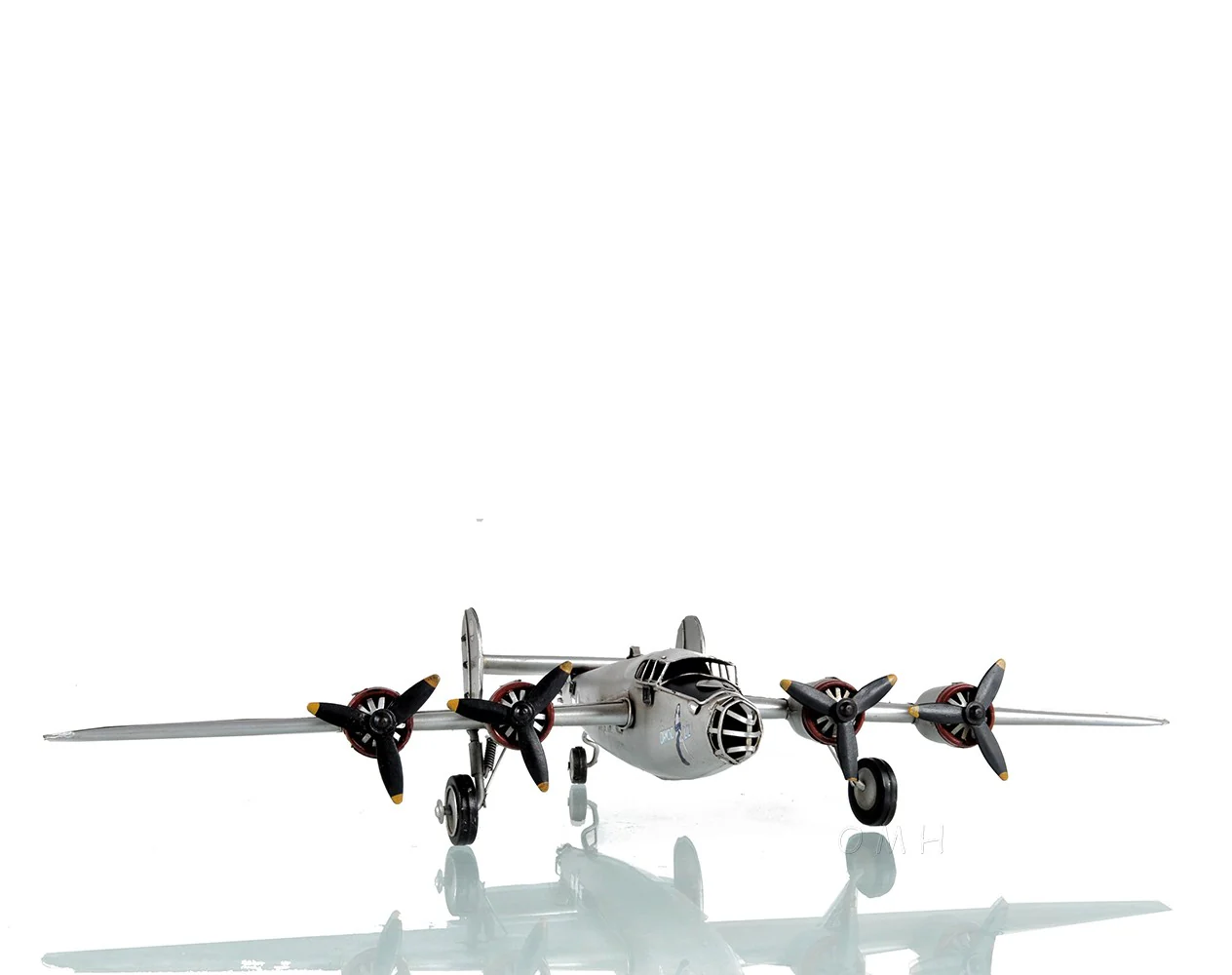 c1940 B-24 Liberator Bomber Sculpture By Homeroots - Image 3
