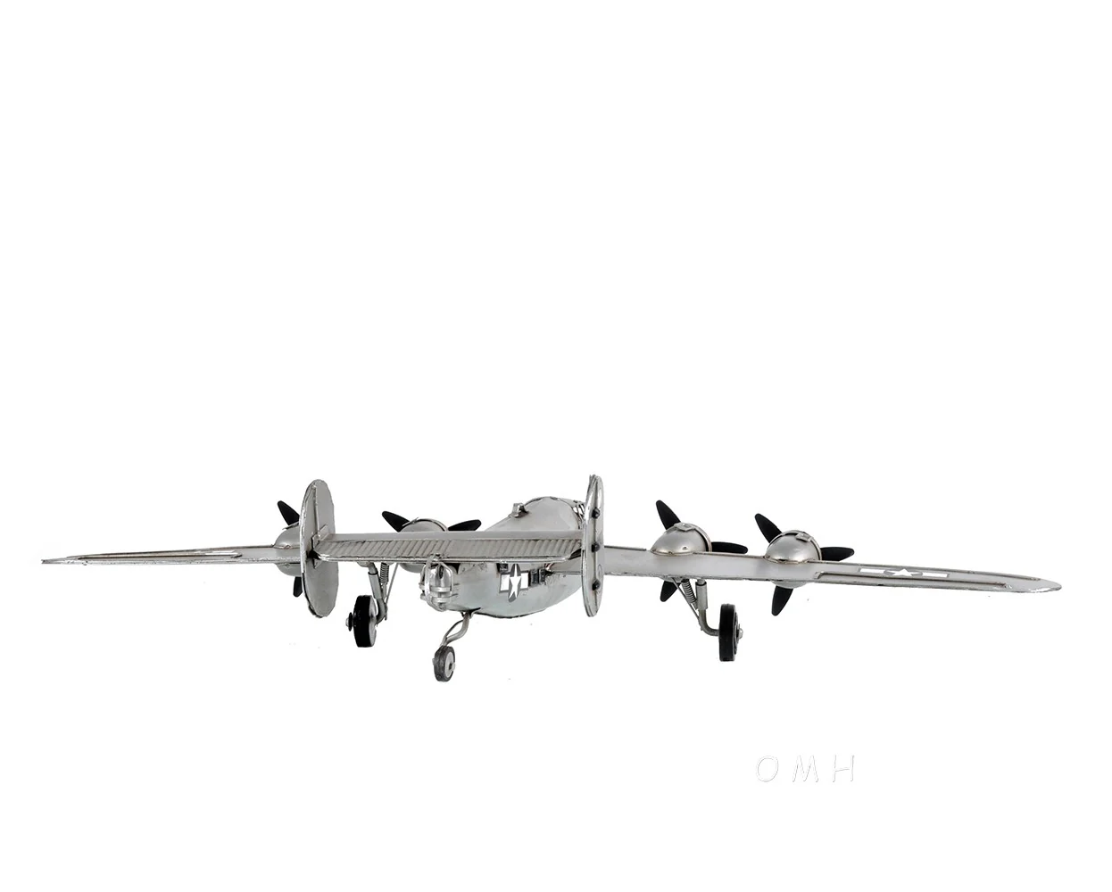 c1940 B-24 Liberator Bomber Sculpture By Homeroots - Image 6