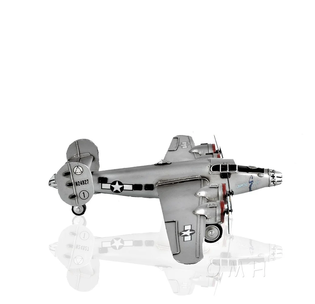 c1940 B-24 Liberator Bomber Sculpture By Homeroots - Image 7