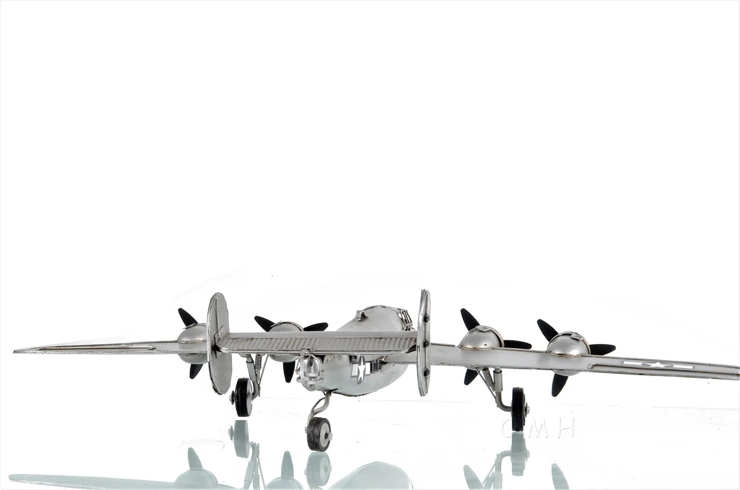 c1940 B-24 Liberator Bomber Sculpture By Homeroots - Image 8