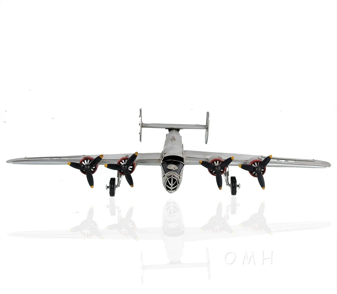 c1940 B-24 Liberator Bomber Sculpture By Homeroots - Image 9
