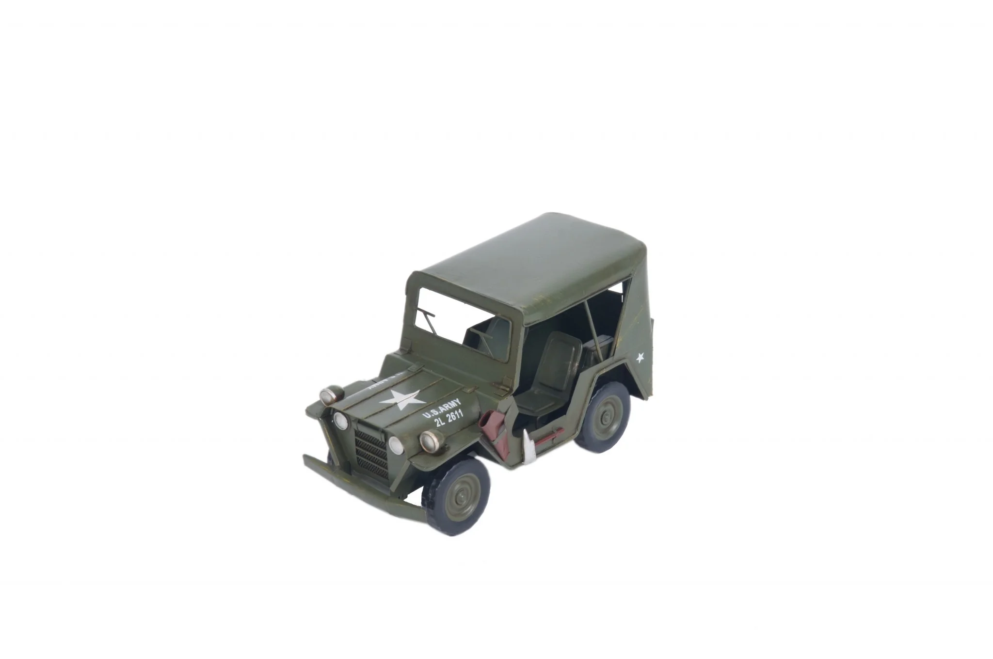 Willys Quad Overland Jeep Sculpture By Homeroots - Image 2